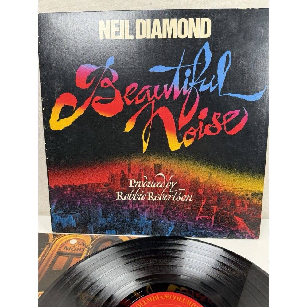 Vintage Neil Diamond Beautiful Noise LP Vinyl 1976 Columbia PC 33965